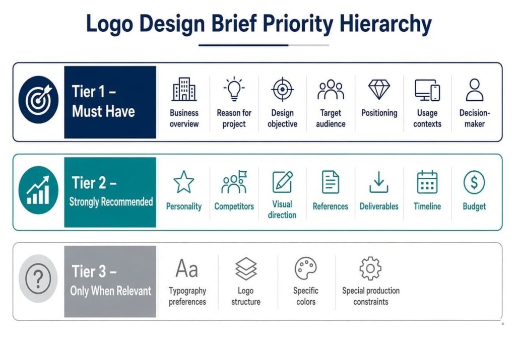 How to Prioritize Information in a Logo Brief
