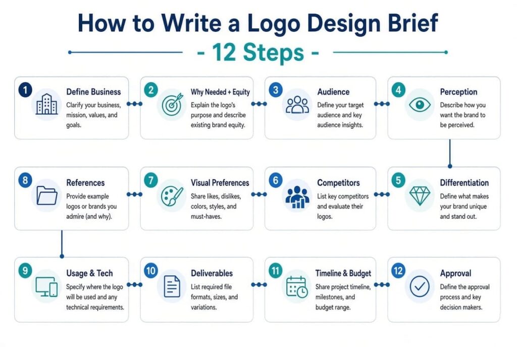 Step-by-Step: How to Write Your Logo Design Brief